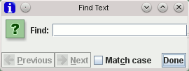 search text