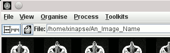 Text field showing the image name