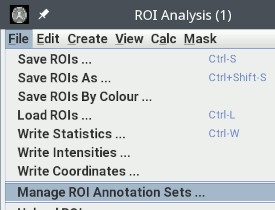 Manage ROI Annotation Sets