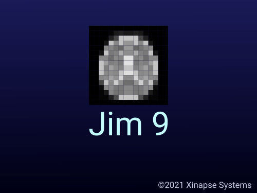 Splash screen for Jim 9