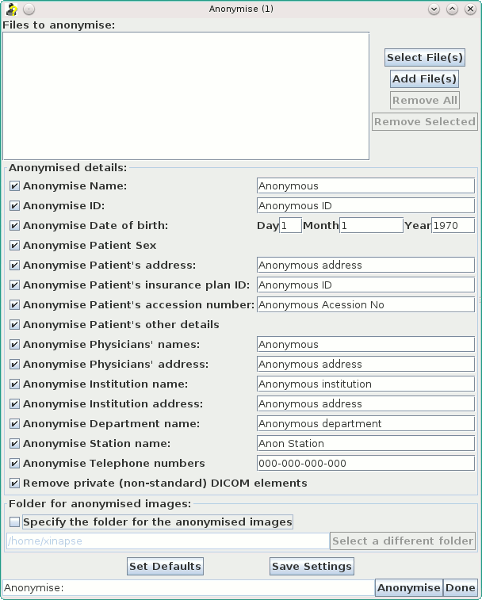 anonymiser