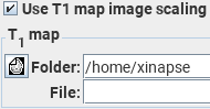 Checkbox to specify that the you want to complensate for
                incomplete longitudinal relaxation