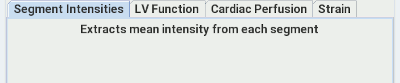 Cardiac Segment Intensities analysis