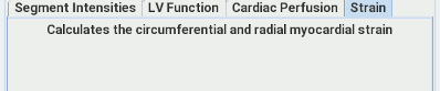 Cardiac Strain analysis