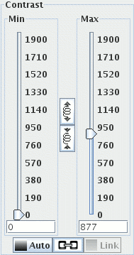 Intensity contrast sliders