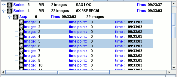 Convert individual slices