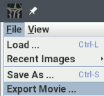 Exporting a Maximum Intensity Projection to a movie