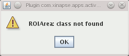 ROIArea plugin not found