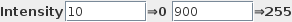 Set the image intensity range manually