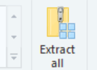 extracting all files from a zip archive
